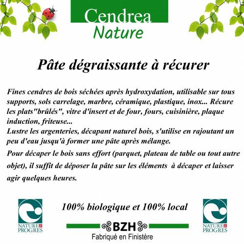 Pâte dégraissante à récurer 100% naturelle – Cendrea Nature